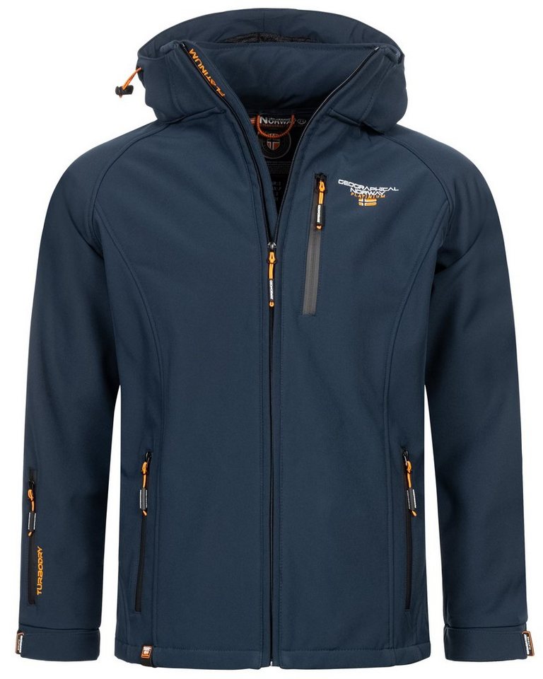 Geographical Norway Softshelljacke Herren Übergangsjacke Frühlingsjacke Softshell Jacke Regen Outdoor von Geographical Norway