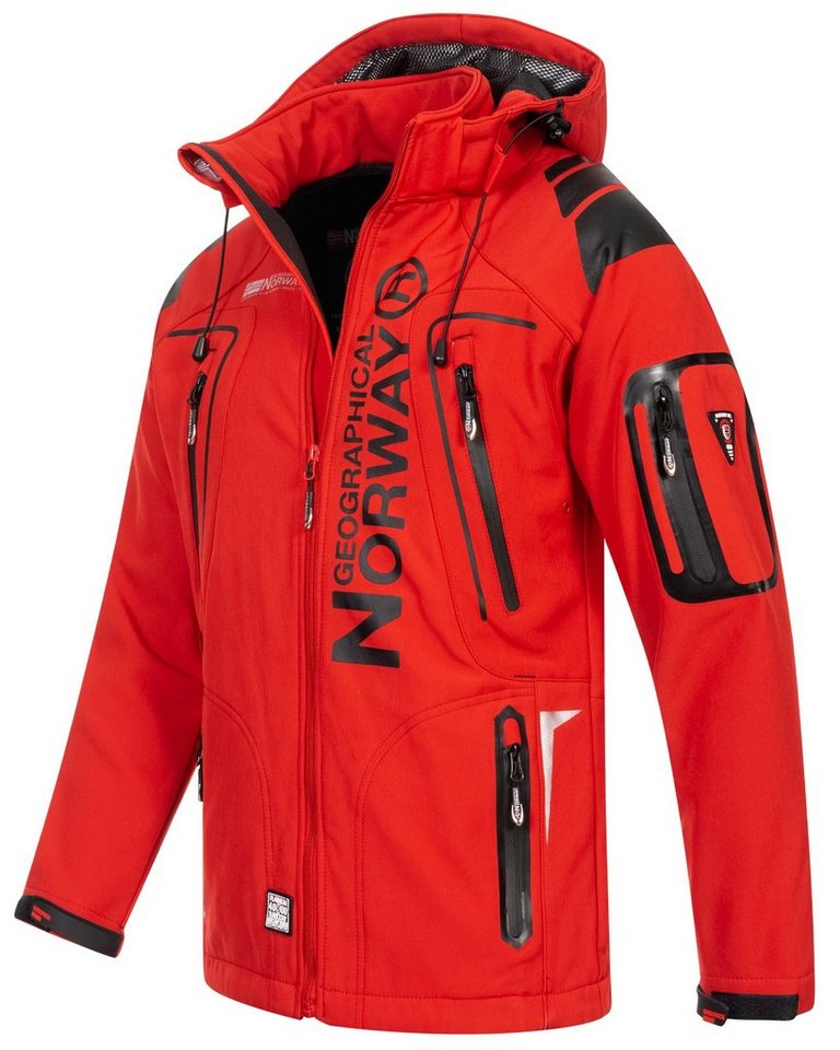 Geographical Norway Softshelljacke Herren Herbst Winter Jacke Softshell Jacke Regen Outdoor Übergangs von Geographical Norway