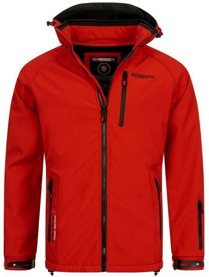 Geographical Norway Softshelljacke Frühlings Jacke Übergangsjacke Softshell Jacke Regen Jacke Outdoor von Geographical Norway