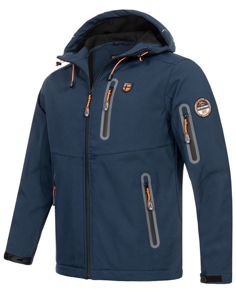 Geographical Norway Softshelljacke Herren Herbst Winter Jacke Softshell Jacke Windbreaker Übergangs Regen von Geographical Norway