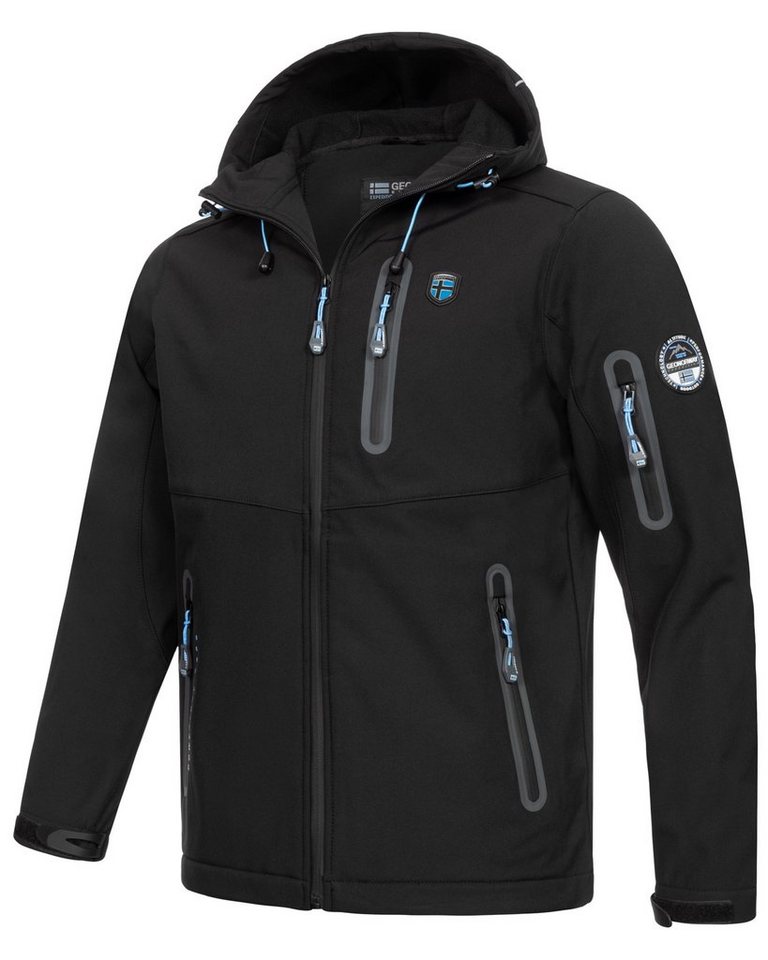 Geographical Norway Softshelljacke Herren Herbst Winter Jacke Softshell Jacke Windbreaker Übergangs Regen von Geographical Norway