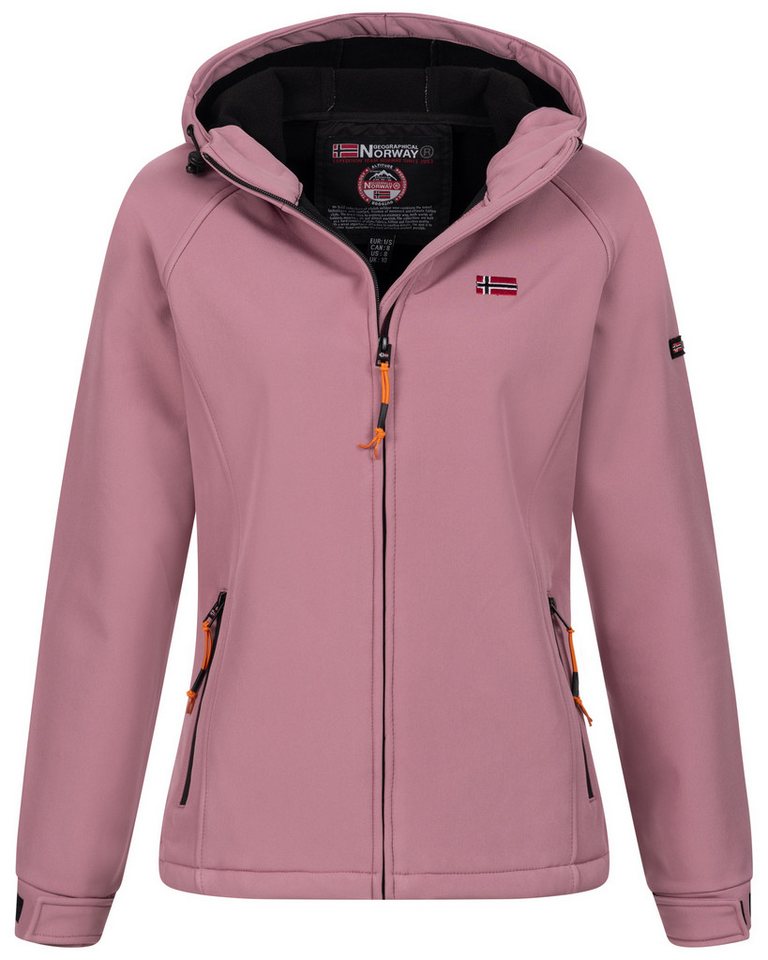 Geographical Norway Softshelljacke Herbst Winter Jacke Softshell Jacke Regen Outdoor Übergangs Jacke von Geographical Norway