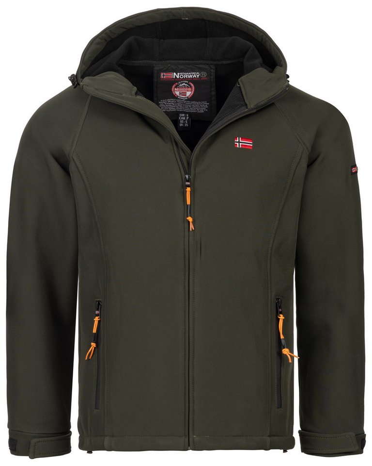 Geographical Norway Softshelljacke Herbst Winter Jacke Softshell Jacke Regen Outdoor Übergangs Jacke von Geographical Norway