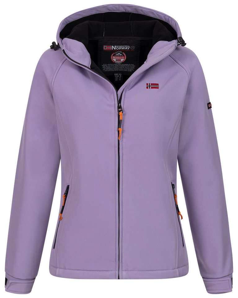 Geographical Norway Softshelljacke Herbst Winter Jacke Softshell Jacke Regen Outdoor Übergangs Jacke von Geographical Norway