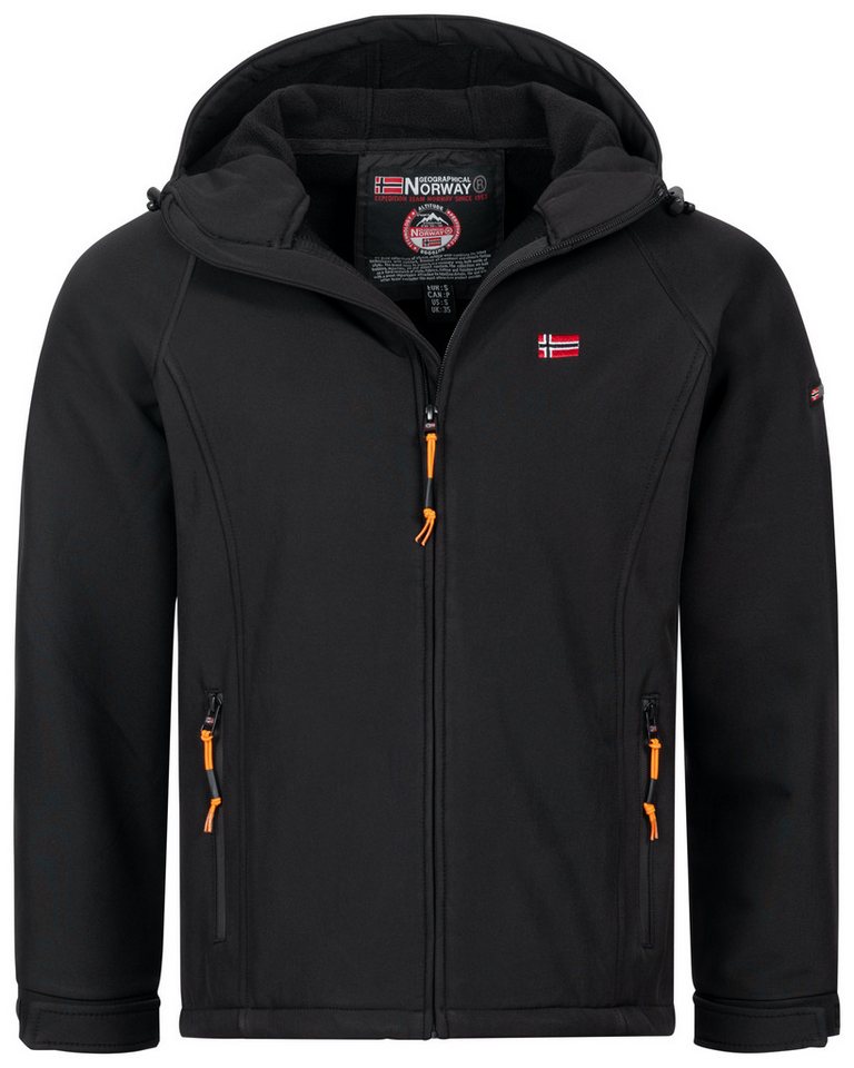 Geographical Norway Softshelljacke Herbst Winter Jacke Softshell Jacke Regen Outdoor Übergangs Jacke von Geographical Norway