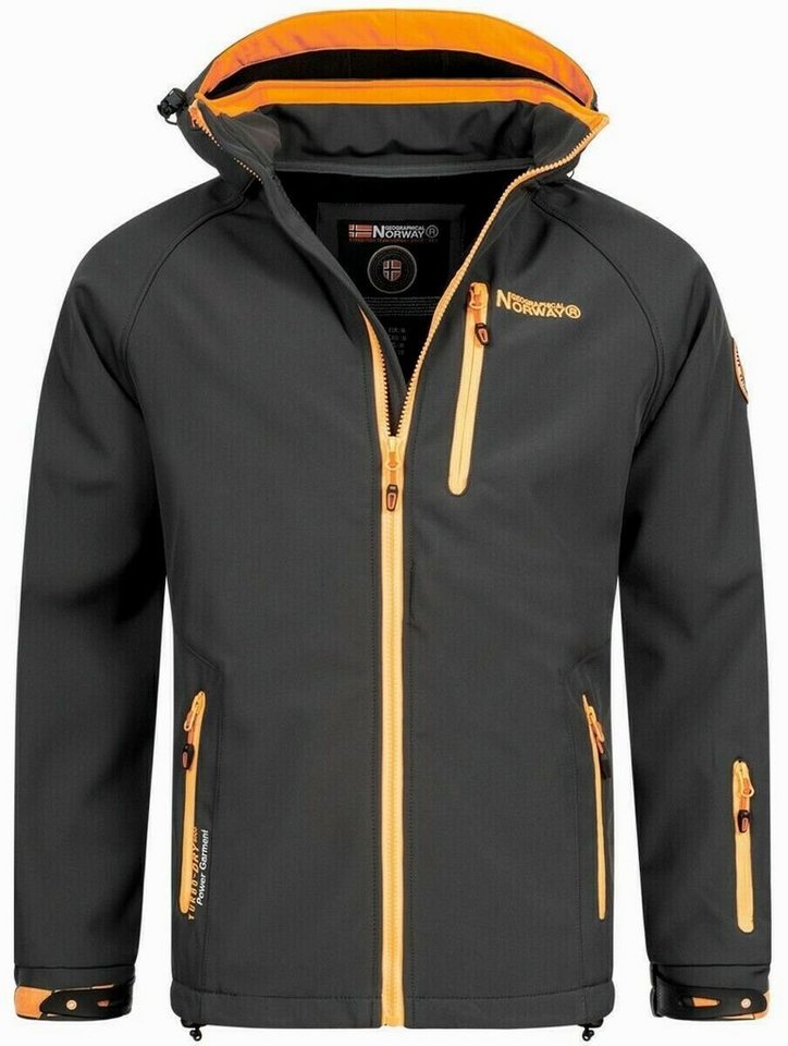 Geographical Norway Softshelljacke Herbst Winter Jacke Übergangsjacke Softshell Jacke Regen Outdoor von Geographical Norway