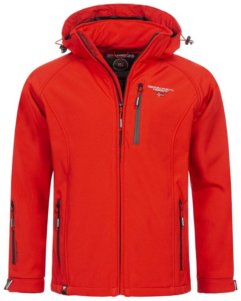 Geographical Norway Softshelljacke Herren Übergangsjacke Frühlingsjacke Softshell Jacke Regen Outdoor von Geographical Norway