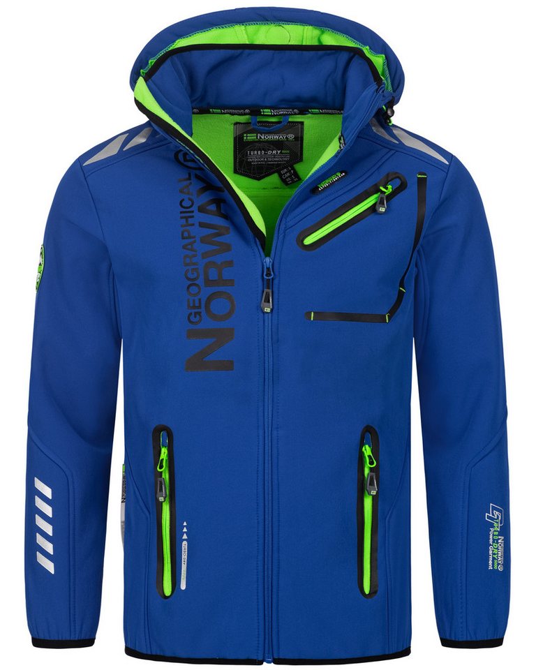 Geographical Norway Softshelljacke Herren Softshelljacke Outdoor Regen Übergangsjacke Frühlings Jacke von Geographical Norway