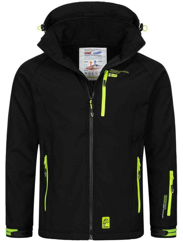 Geographical Norway Softshelljacke Herren Übergangsjacke Softshell Jacke Outdoor Regen Frühlingsjacke von Geographical Norway