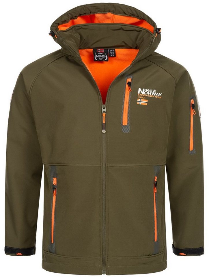 Geographical Norway Softshelljacke Herren Herbst Winter Jacke Softshell Jacke Outdoor Regen Übergangs von Geographical Norway