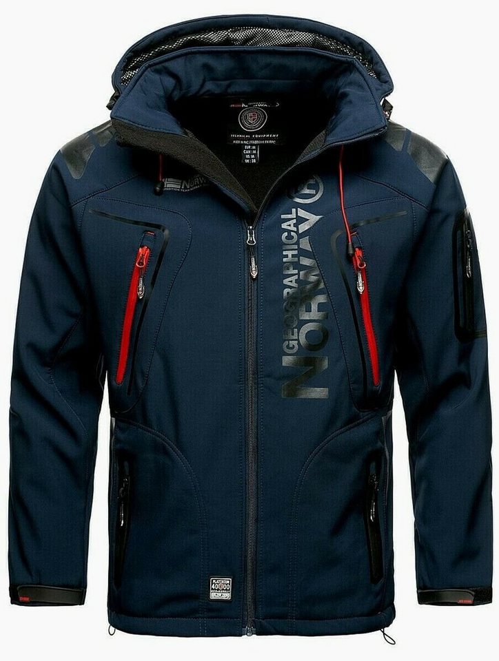 Geographical Norway Softshelljacke Herren Frühlings Jacke Softshell Jacke Regen Outdoor Übergangs Jack von Geographical Norway