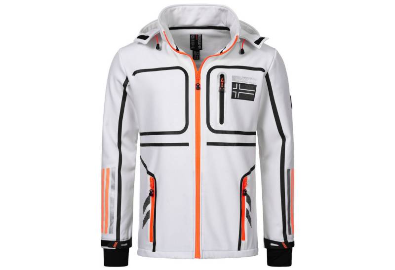 Geographical Norway Softshelljacke Herren Jacke Herbst Winter Regen Übergangs Windbreaker ROM von Geographical Norway