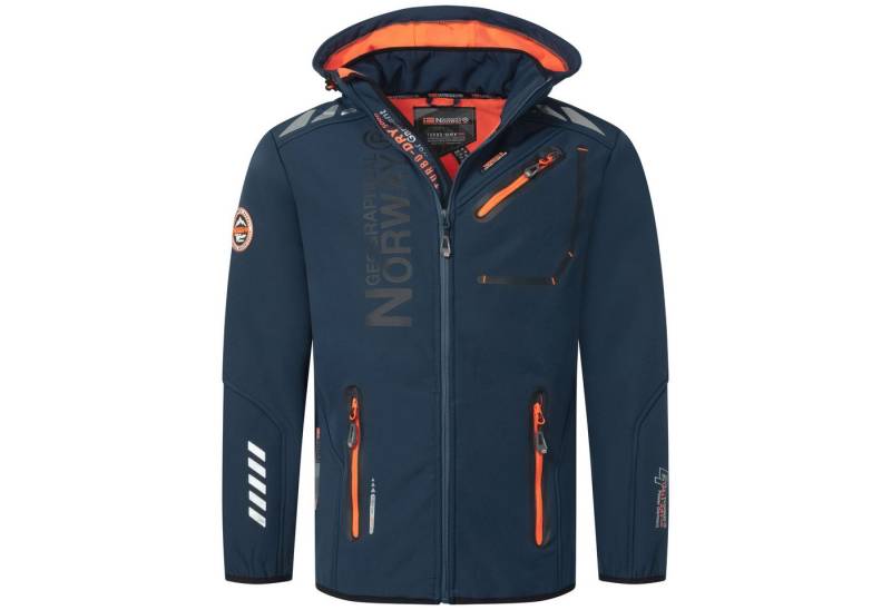 Geographical Norway Softshelljacke Herren Jacke Herbst Winter Regen Übergangs Windbreaker ROY von Geographical Norway