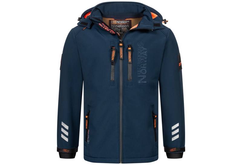 Geographical Norway Softshelljacke Herren Jacke Herbst Winter Regen Übergangs Windbreaker RR von Geographical Norway