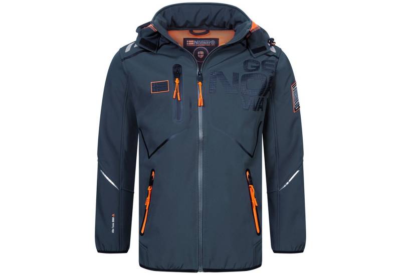 Geographical Norway Softshelljacke Herren Jacke Herbst Winter Regen Übergangs Windbreaker RR von Geographical Norway