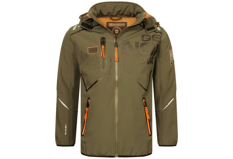 Geographical Norway Softshelljacke Herren Jacke Herbst Winter Regen Übergangs Windbreaker RR von Geographical Norway