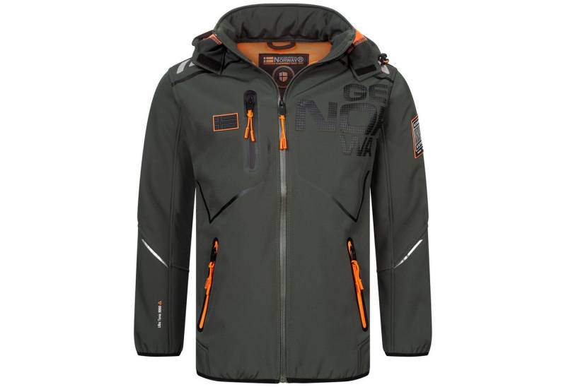 Geographical Norway Softshelljacke Herren Jacke Herbst Winter Regen Übergangs Windbreaker RR von Geographical Norway