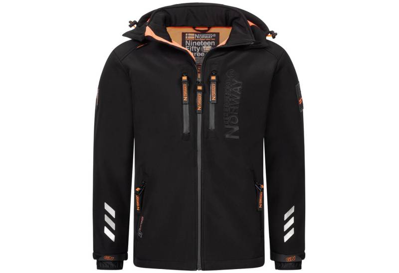 Geographical Norway Softshelljacke Herren Jacke Herbst Winter Regen Übergangs Windbreaker RR von Geographical Norway
