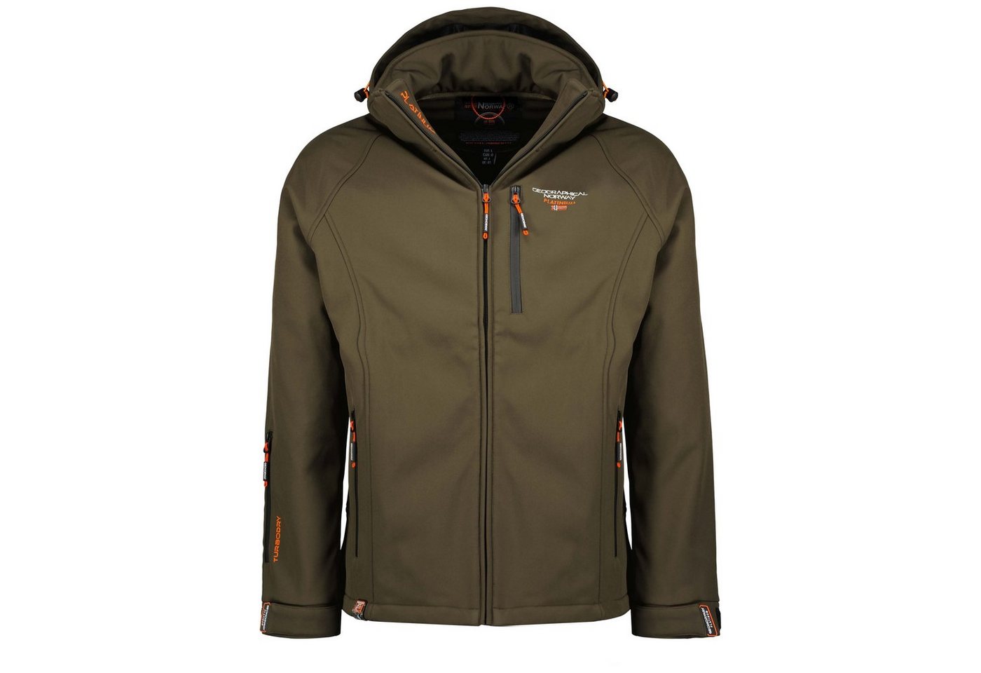 Geographical Norway Softshelljacke Herren Outdoor Herbst Regenjacke Jacke Brtaboo (Wind jacke, 1-St., Outdoor Übergangs, Herbst Jacke, Regen Jacke) Mit Kapuze von Geographical Norway