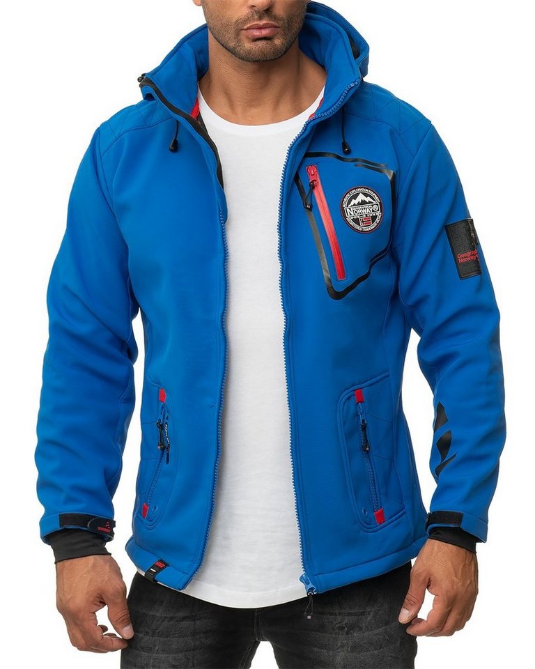 Geographical Norway Softshelljacke Herren Regular Fit Jacke batacebook mehrfarbig M Luftlöcher von Geographical Norway