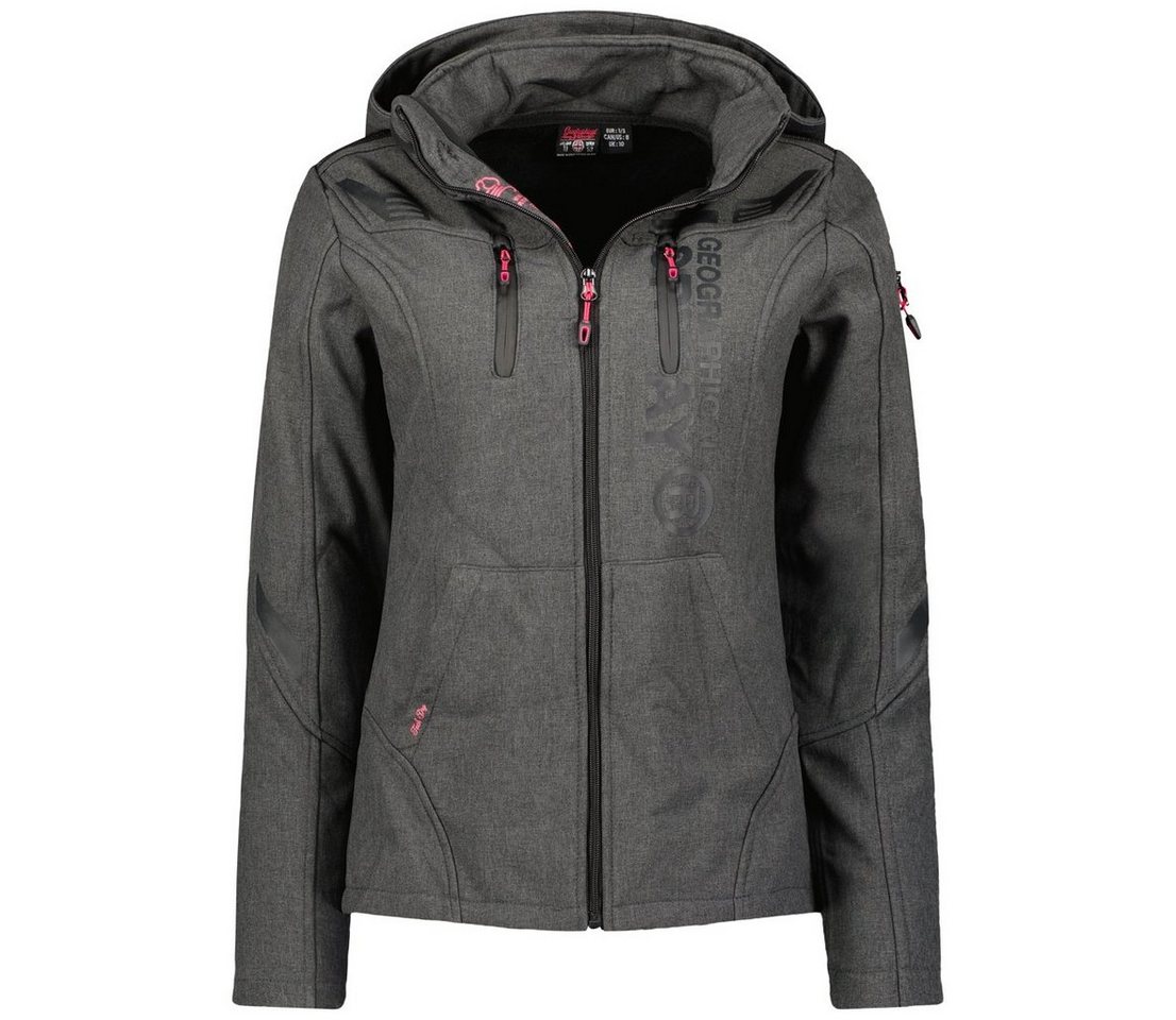 Geographical Norway Softshelljacke Truffe Wasserabweisend, Windabweisend, Atmungsaktiv, Isoliert, Stehkragen, Leichtgewicht, Schnelltrocknend, Soft Shell, Thermo, Wasserabstoßend von Geographical Norway