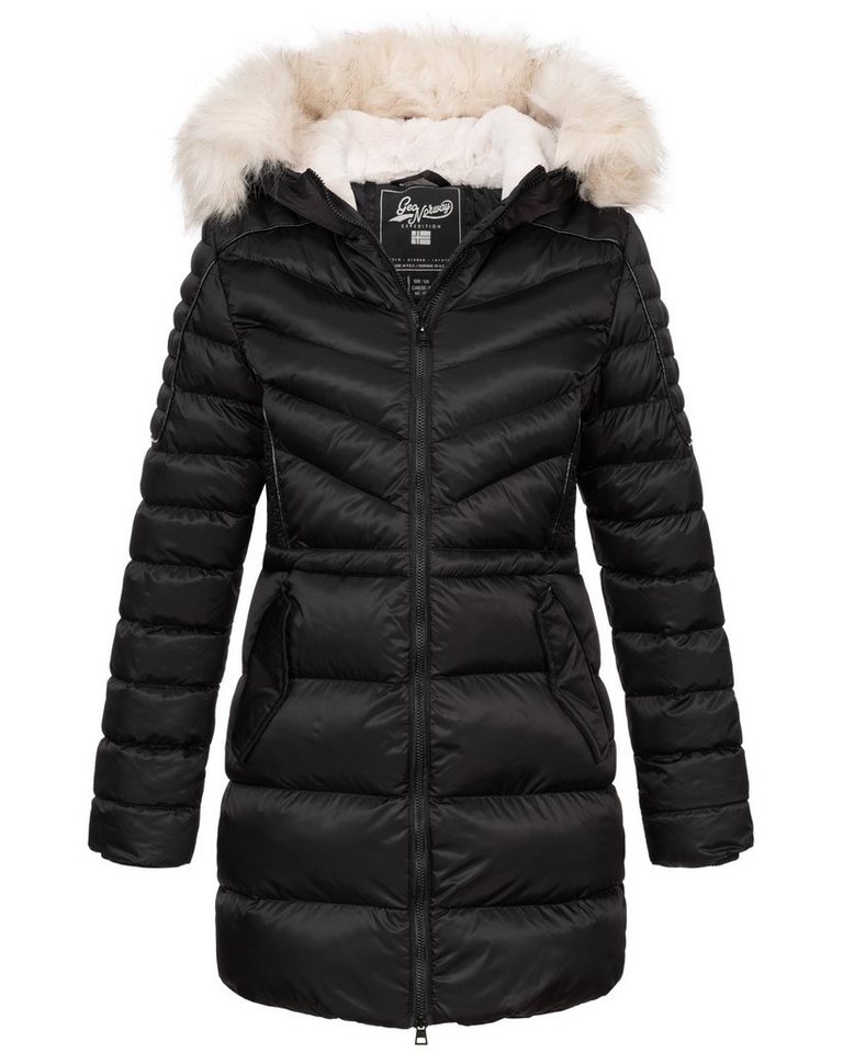 Geographical Norway Steppjacke Damen Winter Jacke Mantel Parka Steppjacke Steppmantel Wintermantel von Geographical Norway