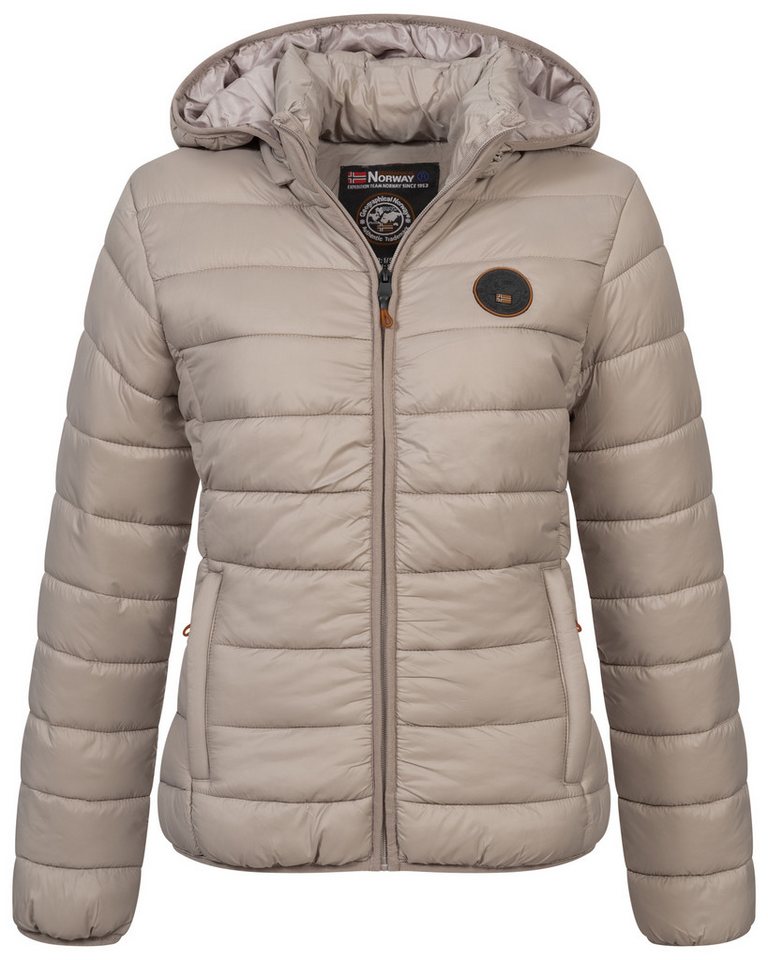 Geographical Norway Steppjacke Damen Winter Jacke Winterjacke Steppjacke Outdoor leicht Kapuzenjacke von Geographical Norway