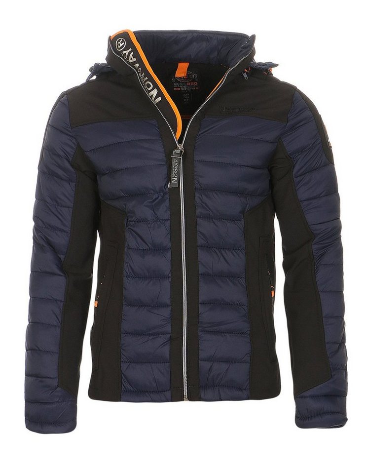 Geographical Norway Steppjacke Dauphin Übergangsjacke mit abnehmbarer Kapuze von Geographical Norway