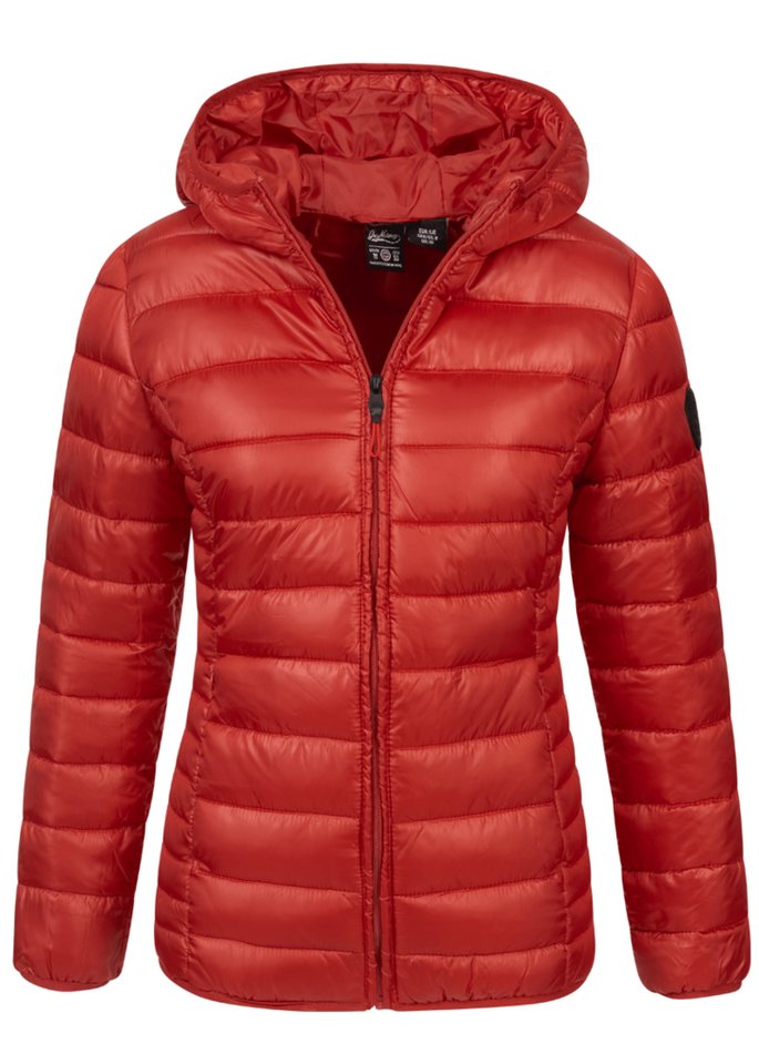 Geographical Norway Steppjacke Damen Frühlings Übergangs Jacke Steppjacke Kapuze Outdoor Kapuzenjacke von Geographical Norway