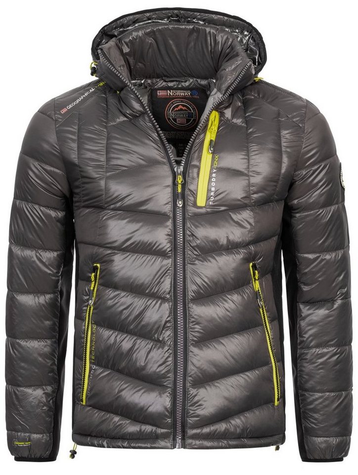 Geographical Norway Steppjacke Geographical Norway Herren Winter Jacke Parka Steppjacke Kapuze Softshell Gesteppt Neu von Geographical Norway