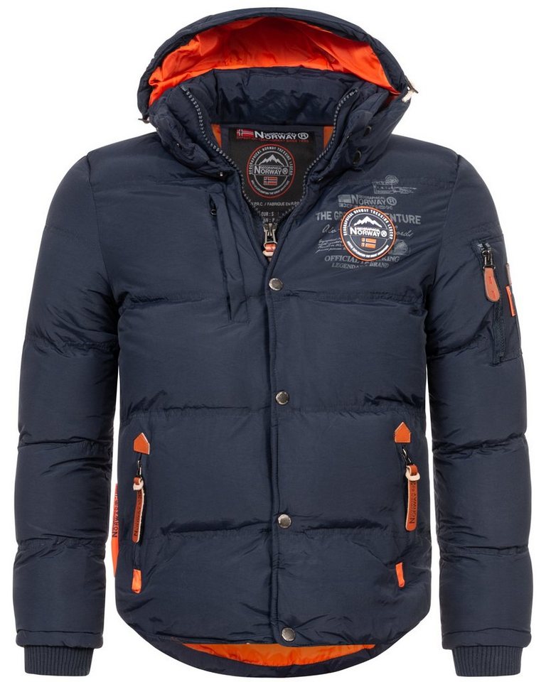 Geographical Norway Steppjacke Herren Winter Jacke Steppjacke Outdoor Jacke Parka Verveine von Geographical Norway