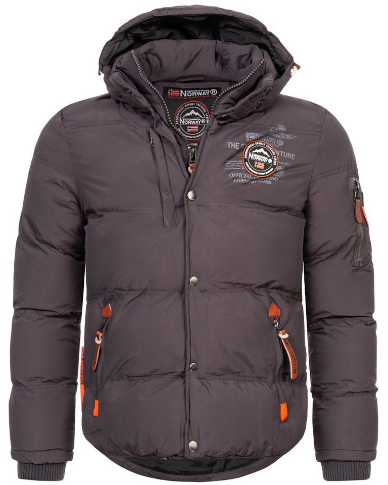 Geographical Norway Steppjacke Herren Winter Jacke Steppjacke Outdoor Jacke Parka Verveine von Geographical Norway