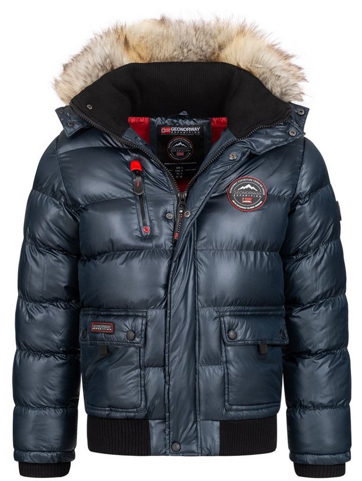Geographical Norway Steppjacke Herren Winter Jacke Steppjacke Parka Bomberjacke warm Outdoor von Geographical Norway