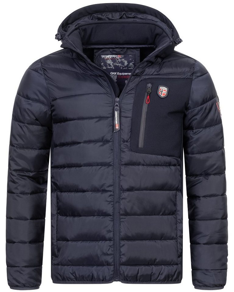 Geographical Norway Steppjacke Herren Winter Jacke Steppjacke Kapuzenjacke Softshell MIX Parka Stepp von Geographical Norway