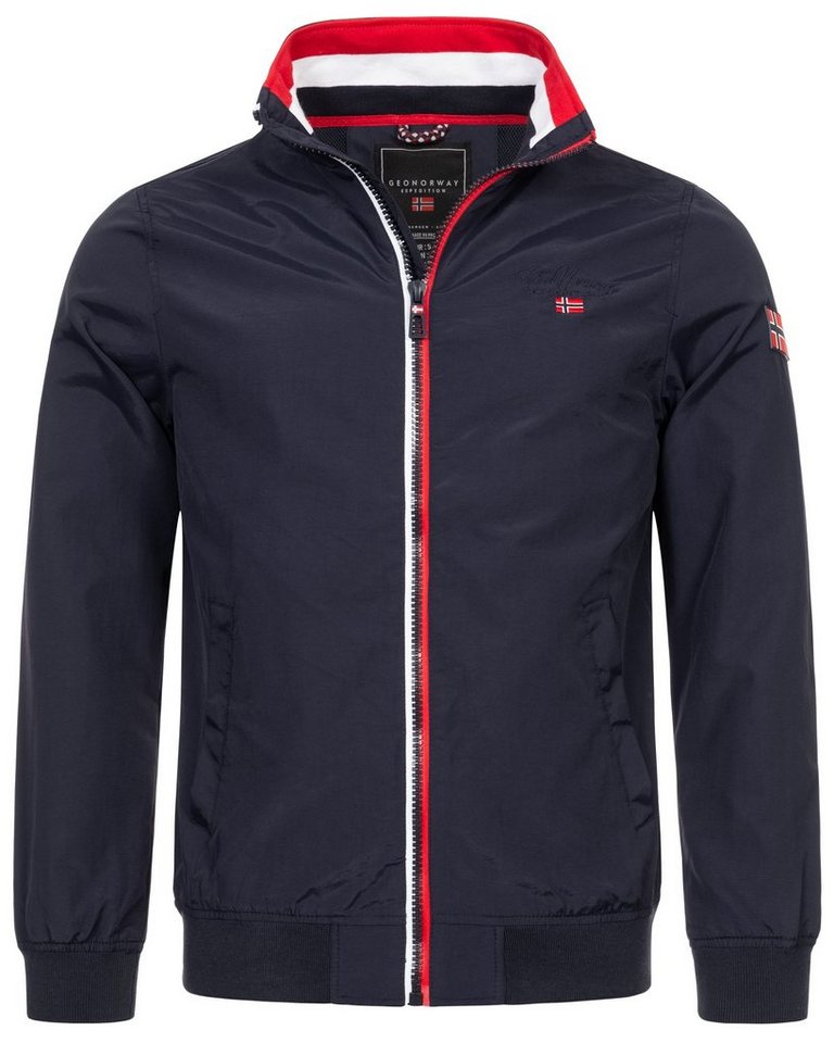 Geographical Norway Steppjacke Herren Übergangsjacke Herbst Windbreaker Blouson Wasserabweisend von Geographical Norway