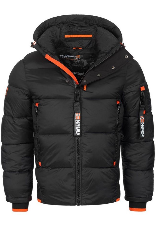 Geographical Norway Steppjacke Herren Winter Jacke warm gefüttert Parka Steppjacke Outdoor PUFFER von Geographical Norway