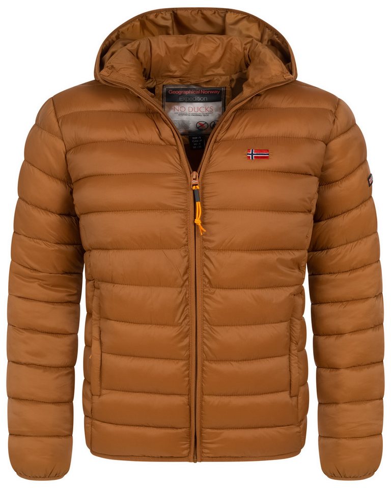 Geographical Norway Steppjacke Herren Herbst Winter Jacke warm gefüttert Steppjacke Outdoor Leicht von Geographical Norway