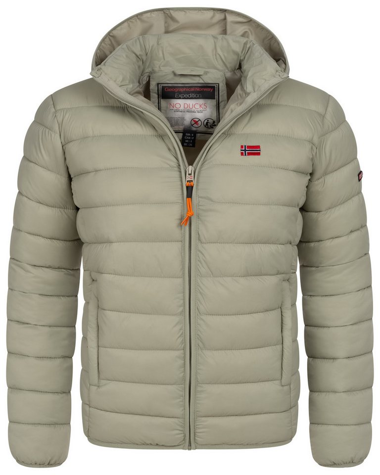 Geographical Norway Steppjacke Herren Herbst Winter Jacke warm gefüttert Steppjacke Outdoor Leicht von Geographical Norway