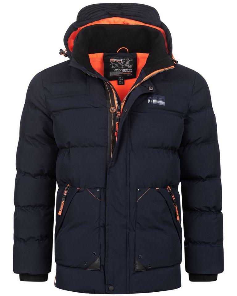 Geographical Norway Steppjacke Herren Winter Jacke warm gefüttert Parka Steppjacke Outdoor gesteppt von Geographical Norway