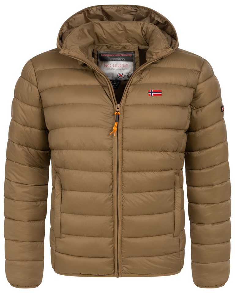 Geographical Norway Steppjacke Herren Winterjacke Jacke warm gefüttert Steppjacke Outdoor Leicht von Geographical Norway