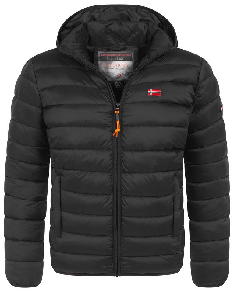 Geographical Norway Steppjacke Herren Herbst Winter Jacke warm gefüttert Steppjacke Outdoor Leicht von Geographical Norway
