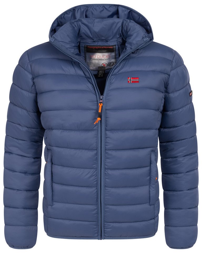 Geographical Norway Steppjacke Herren Winterjacke Jacke warm gefüttert Steppjacke Outdoor Leicht von Geographical Norway