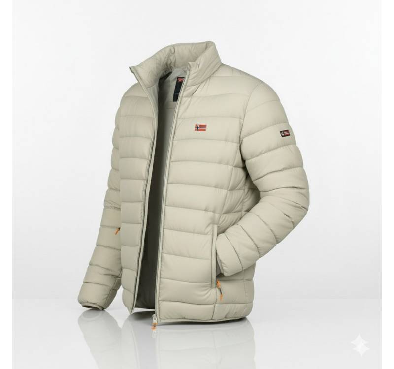 Geographical Norway Steppjacke Hochwertige Outdoorjacke AMIGOLOR (1-St) Steppjacke Ohne Kapuze Herbst Übergangs Jacke von Geographical Norway