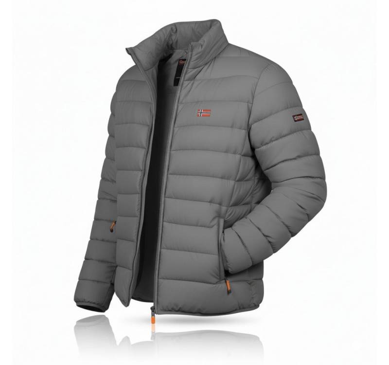 Geographical Norway Steppjacke Hochwertige Outdoorjacke AMIGOLOR (1-St) Steppjacke Ohne Kapuze Herbst Übergangs Jacke von Geographical Norway