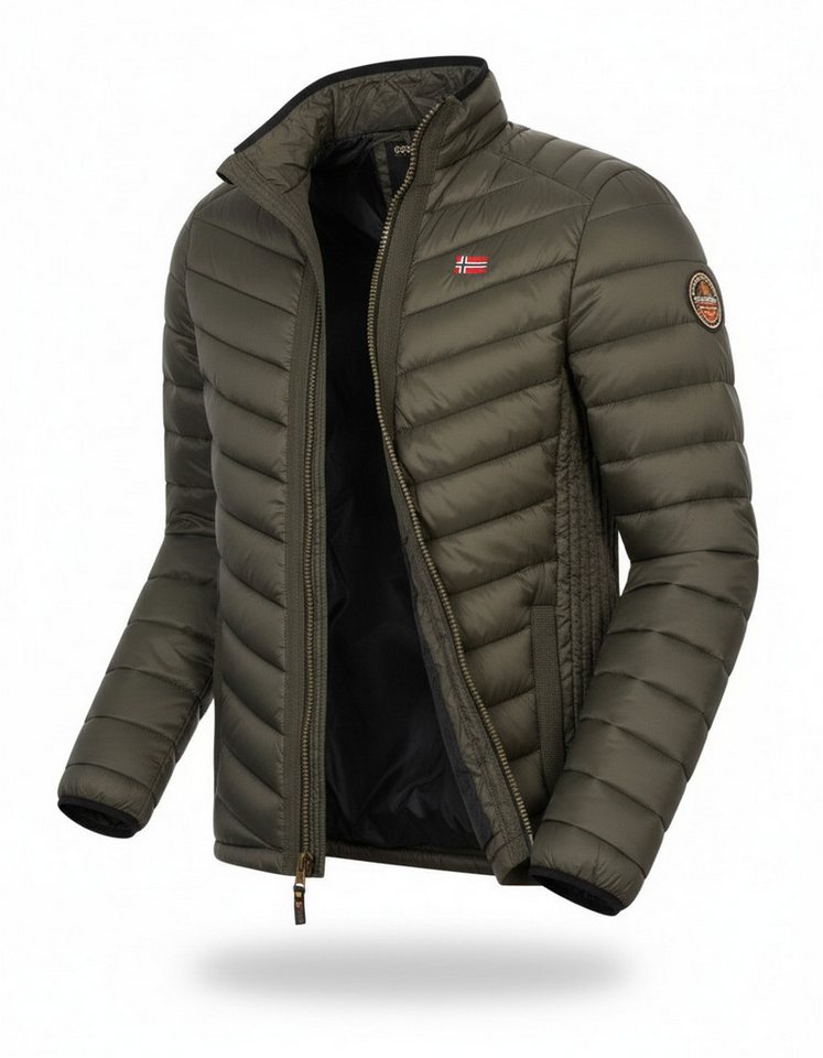 Geographical Norway Steppjacke Hochwertige Outdoorjacke CARLITI (1-St) Steppjacke Mit Kapuze Herbst Übergangs Jacke von Geographical Norway