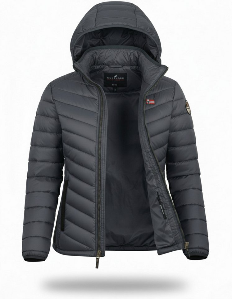 Geographical Norway Steppjacke Hochwertige Outdoorjacke CARLITI (1-St) Steppjacke Mit Kapuze Herbst Übergangs Jacke von Geographical Norway