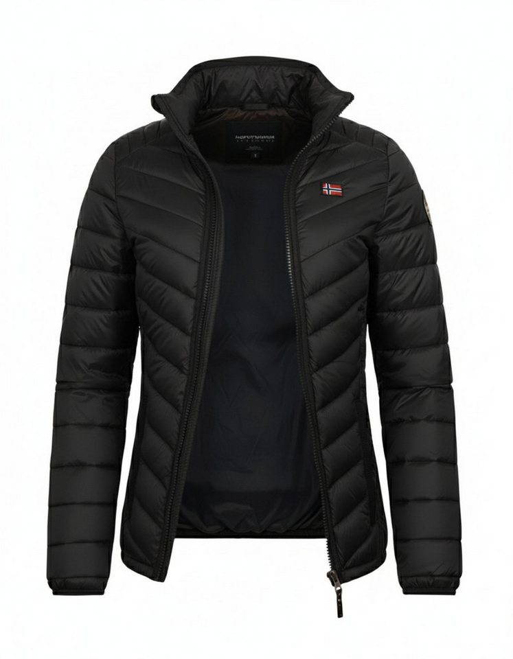 Geographical Norway Steppjacke Hochwertige Outdoorjacke CARLITI (1-St) Steppjacke Mit Kapuze Herbst Übergangs Jacke von Geographical Norway