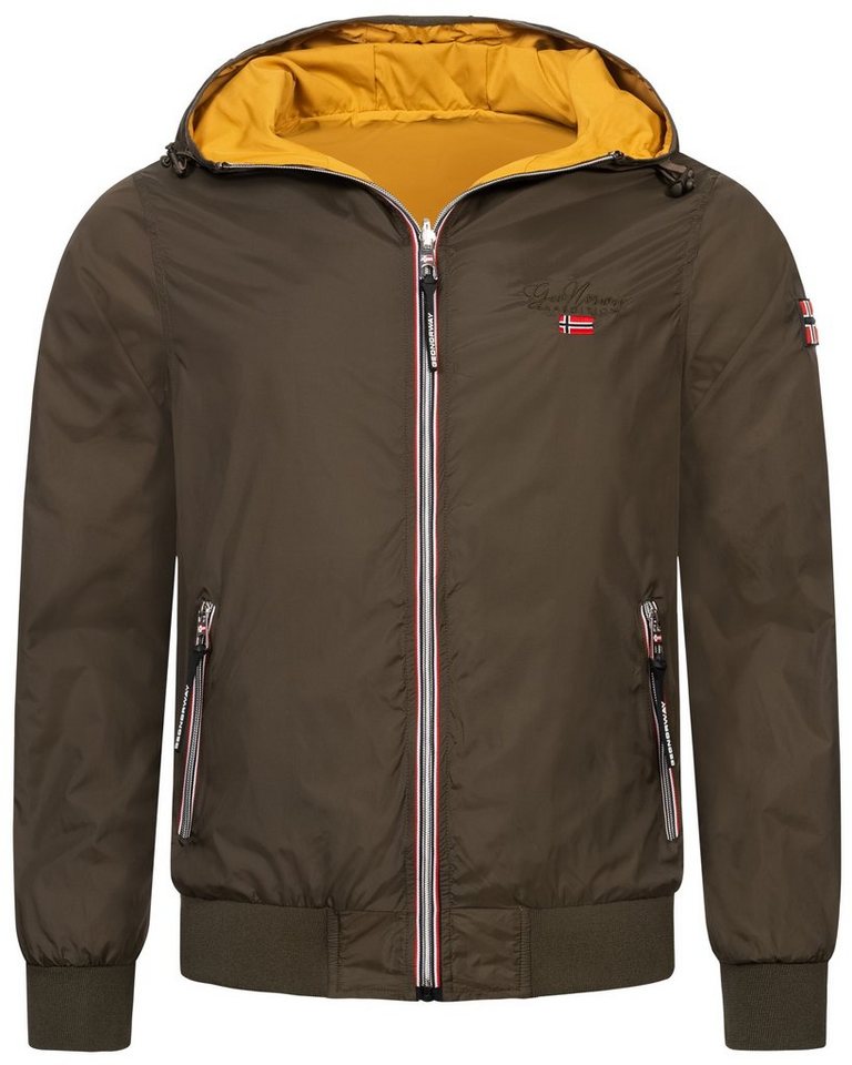 Geographical Norway Steppjacke Übergangsjacke Frühlingsjacke Windbreaker Blouson Sommer Wende Jacke von Geographical Norway