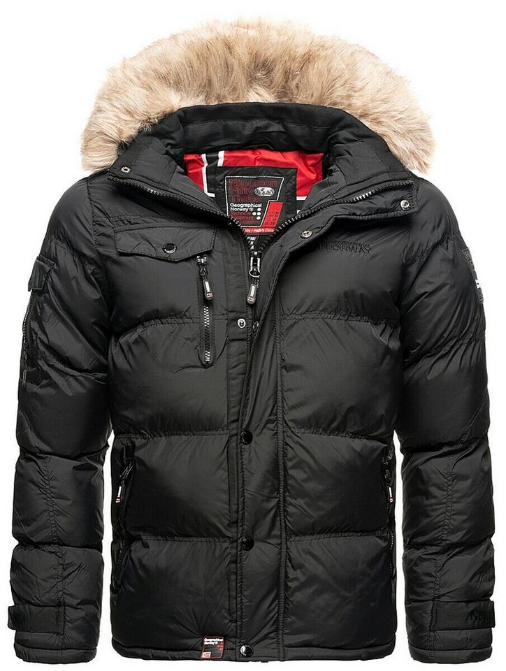 Geographical Norway Steppjacke Winter Jacke Steppjacke Outdoor Parka Warme Jacke Kapuzenjacke von Geographical Norway