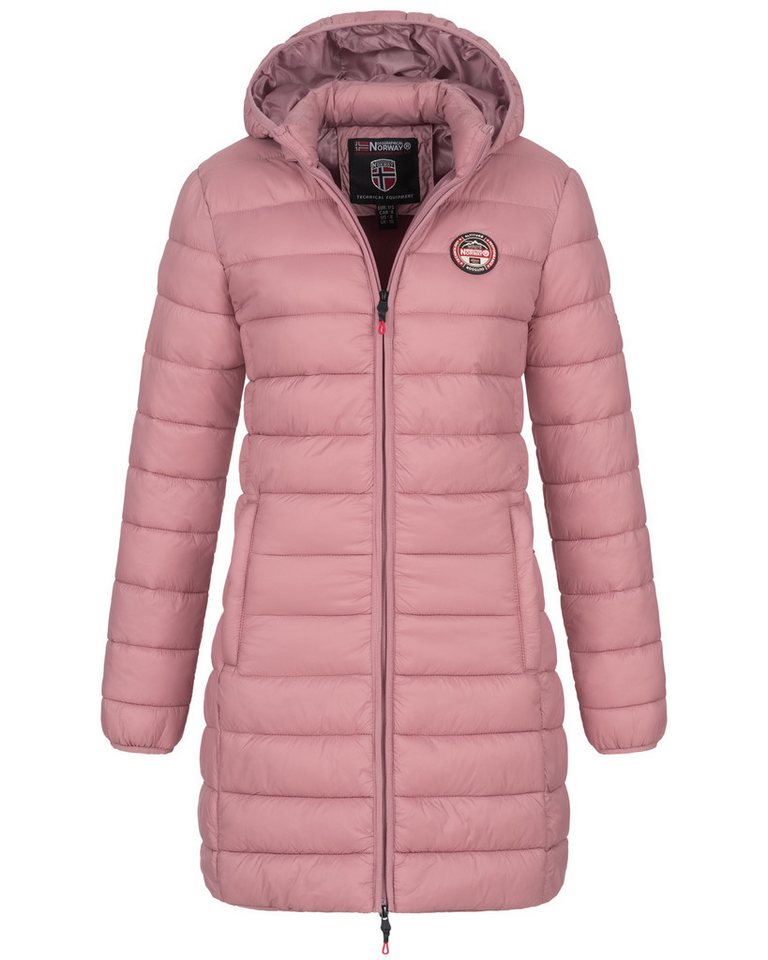 Geographical Norway Steppjacke Damen Herbst Winter Jacke Steppjacke Parka Lange Steppmantel Outdoor von Geographical Norway